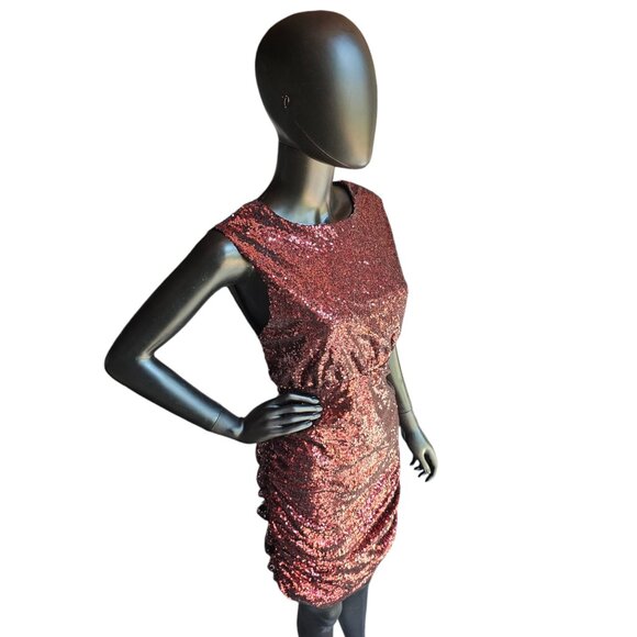 HOMECOMING - Red Sequin Sleeveless - Available - Picture 3 of 7